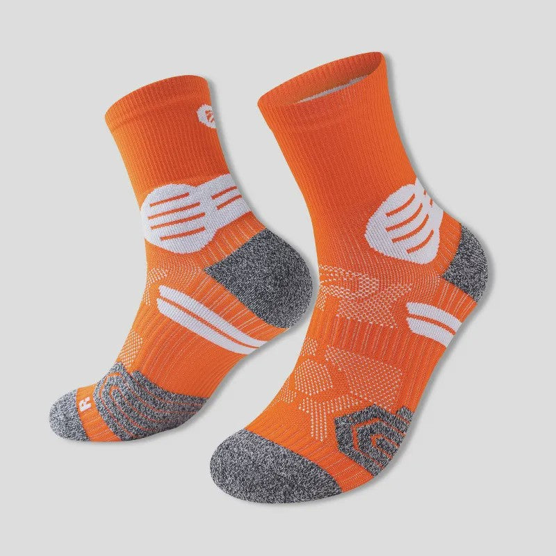 Chaussettes de compression à rayures contrastées (3 paires) - Orange - EU40-45 (US7-12) - image 5