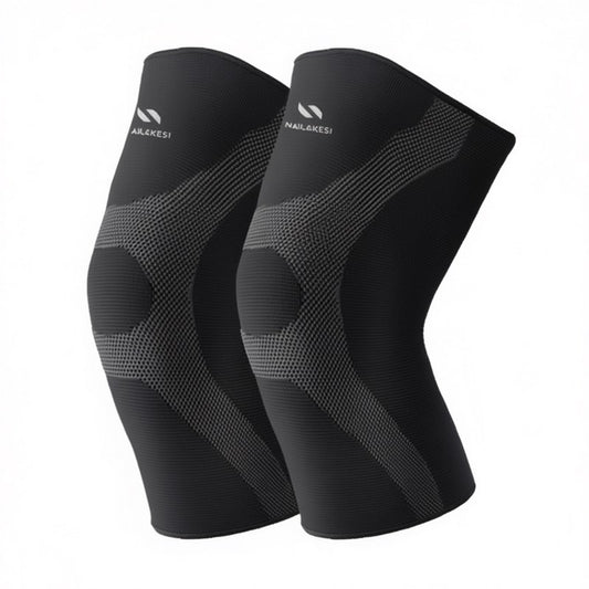 Genouillère de sport grande taille avec soutien thermique et compression - image 0