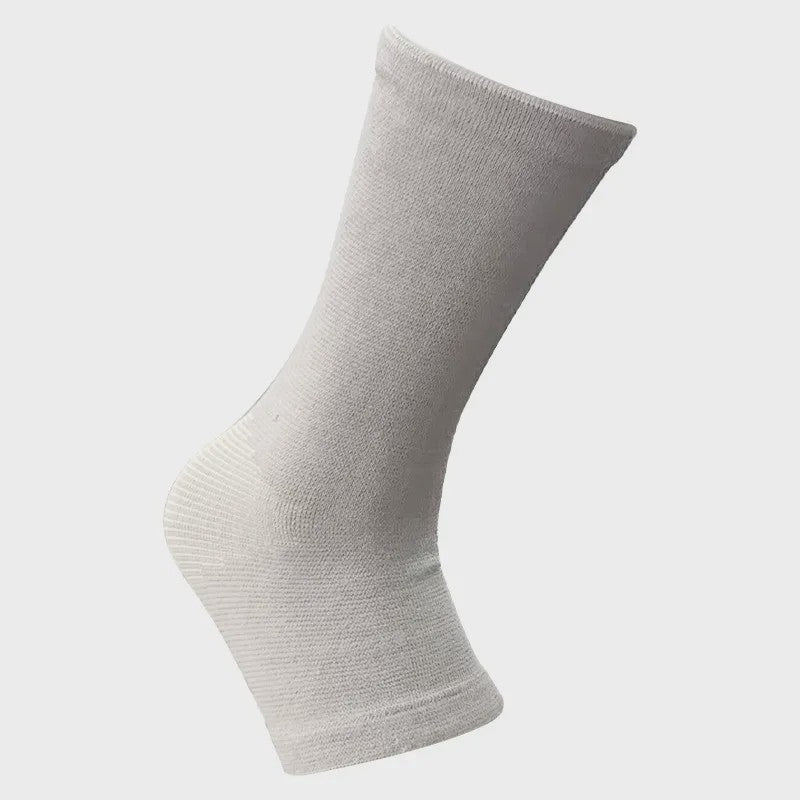 manchon de compression respirant à bout ouvert pour mollet - Gris - image 4