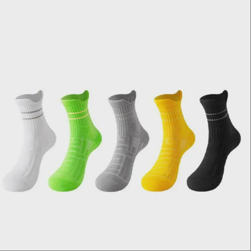 Chaussettes de course rembourrées à compression quart de tour (3 paires) - image 1