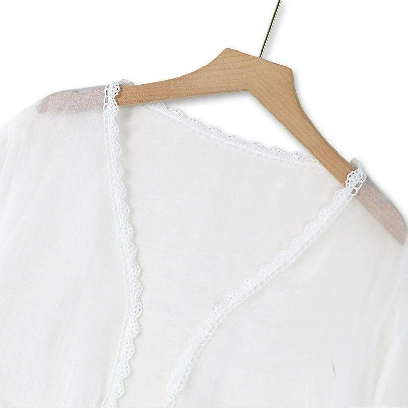 Ensemble deux pièces robe à pois romantique - image 1