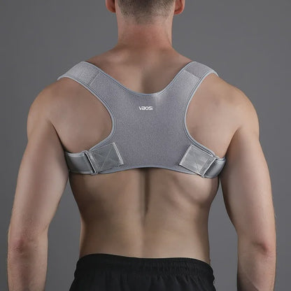 Correcteur de posture dorsal ergonomique réglable - Gris - 2XL - image 3