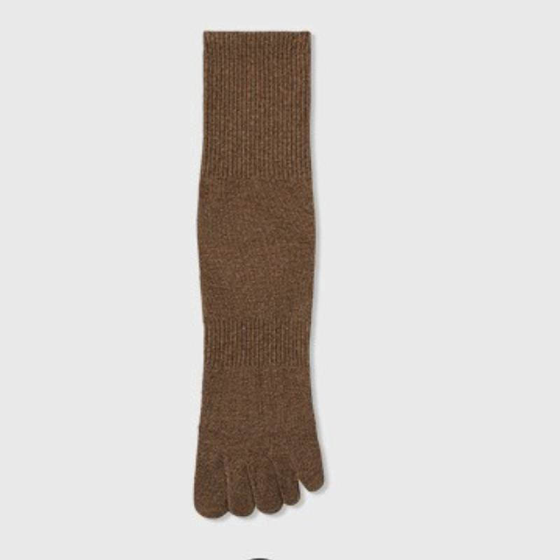Chaussettes d'alignement en coton pour tous les jours (6 paires) - Café - EU39-44(US6-10) - image 6