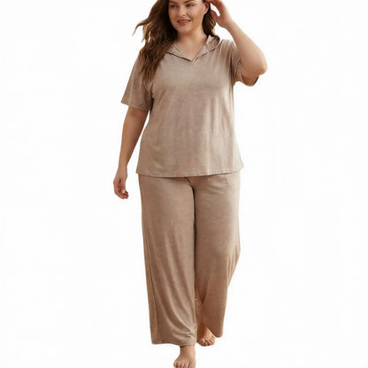 Ensemble pyjama ample à capuche - image 4