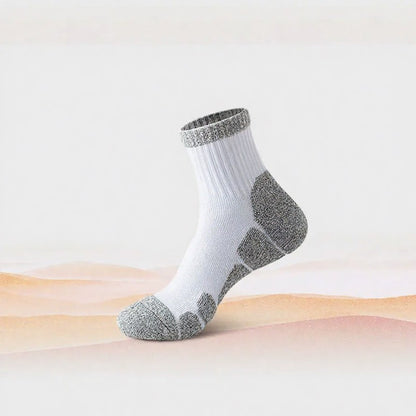 Chaussettes amortissantes, chaussettes de compression quart de pouce (4 paires) - Blanc - EU39-44(US6-10) - image 2
