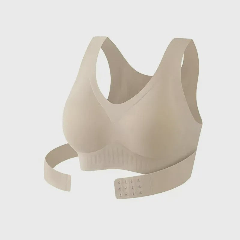 Soutien-gorge sans armatures lissant le dos sans coutures - Nu - 3XL - image 4