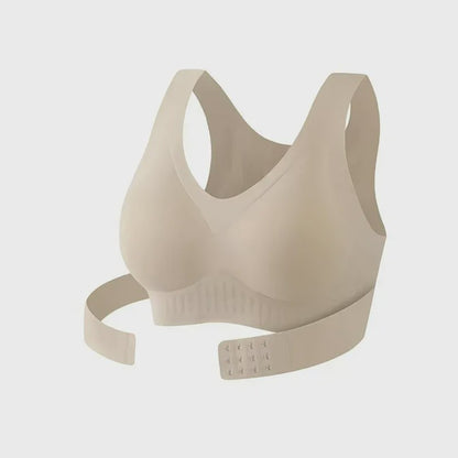 Soutien-gorge sans armatures lissant le dos sans coutures - Nu - 3XL - image 4