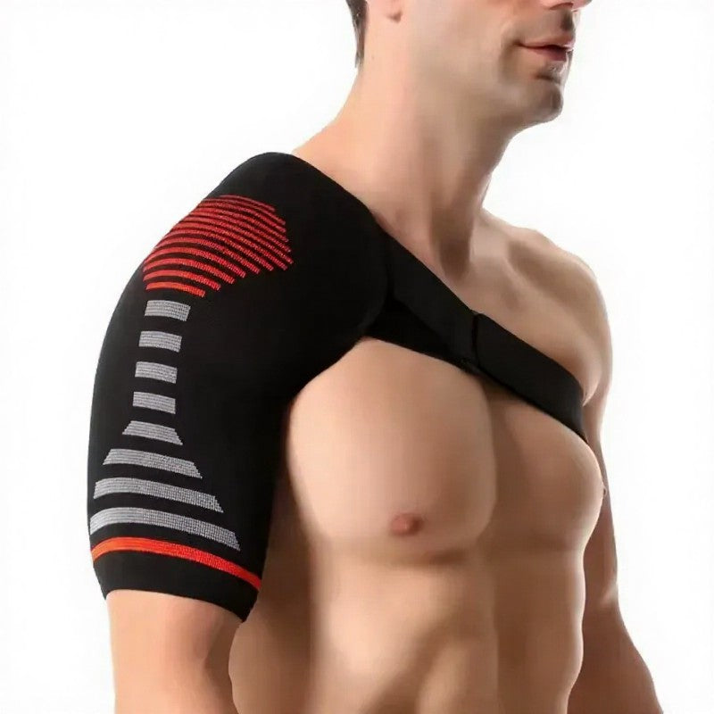 Attelle d'épaule simple tricotée - Rouge - L/XL - image 3
