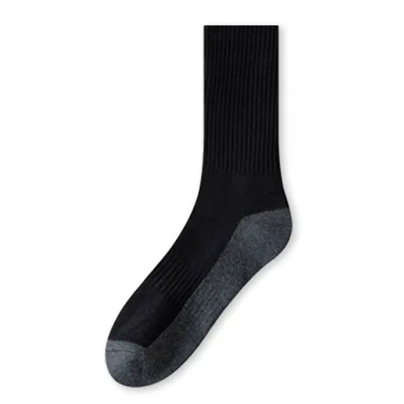 Chaussettes thermiques épaisses grandes tailles (3 paires) - Noir - EU42-48 (US8.5-13) - image 6