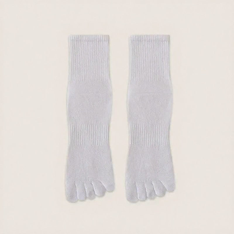 Chaussettes d'alignement quotidiennes (3 paires) - Blanc + Beige + Gris clair - UE44-49 (US10-14) - image 2