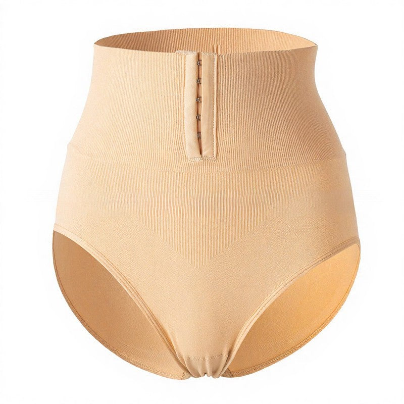 gaine taille haute à agrafes mi-cuisses - Nu - 2XL - image 6