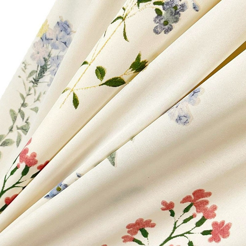 Robe maxi boutonnée sur le devant à motif botanique - image 3