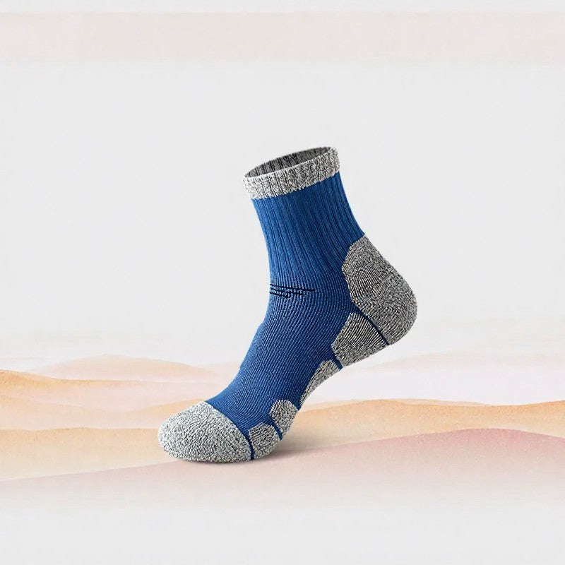 Chaussettes amortissantes, chaussettes de compression quart de pouce (4 paires) - Bleu - EU39-44(US6-10) - image 4