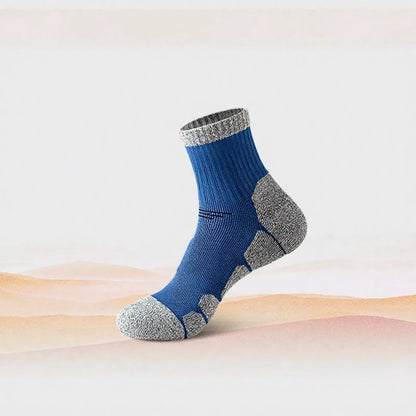 Chaussettes amortissantes, chaussettes de compression quart de pouce (4 paires) - Bleu - EU39-44(US6-10) - image 4
