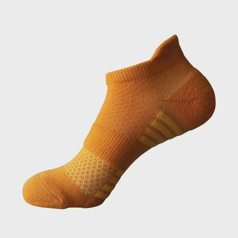 Chaussettes de compression épaisses en mélange de coton pour chevilles (5 paires) - Jaune - EU38-43 (US5-9) - image 2