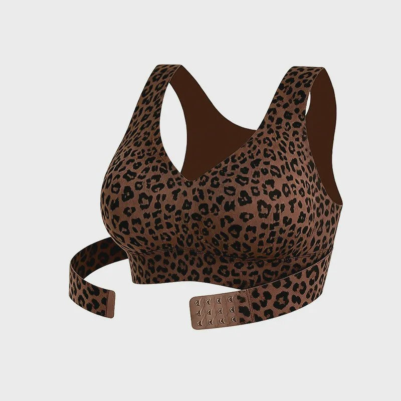 Soutien-gorge sans armatures lissant le dos sans coutures - Brun - 3XL - image 3