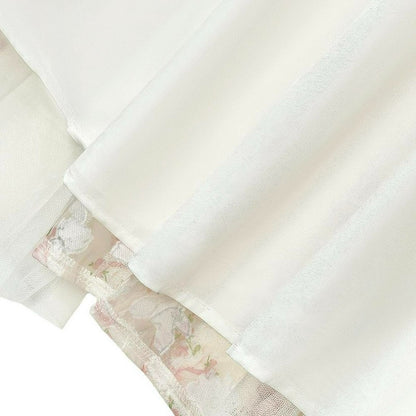 Robe midi romantique à fleurs de jardin - image 3