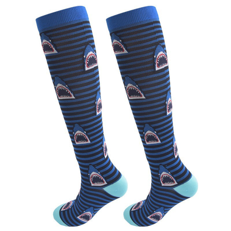 Chaussettes de compression à motifs animaux ludiques (3 paires) - image 6