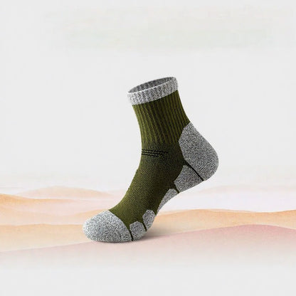 Chaussettes amortissantes, chaussettes de compression quart de pouce (4 paires) - Vert - EU39-44(US6-10) - image 3