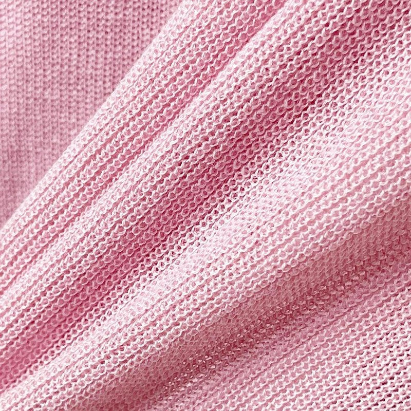 Ensemble deux pièces à fleurs rose poudré - image 2