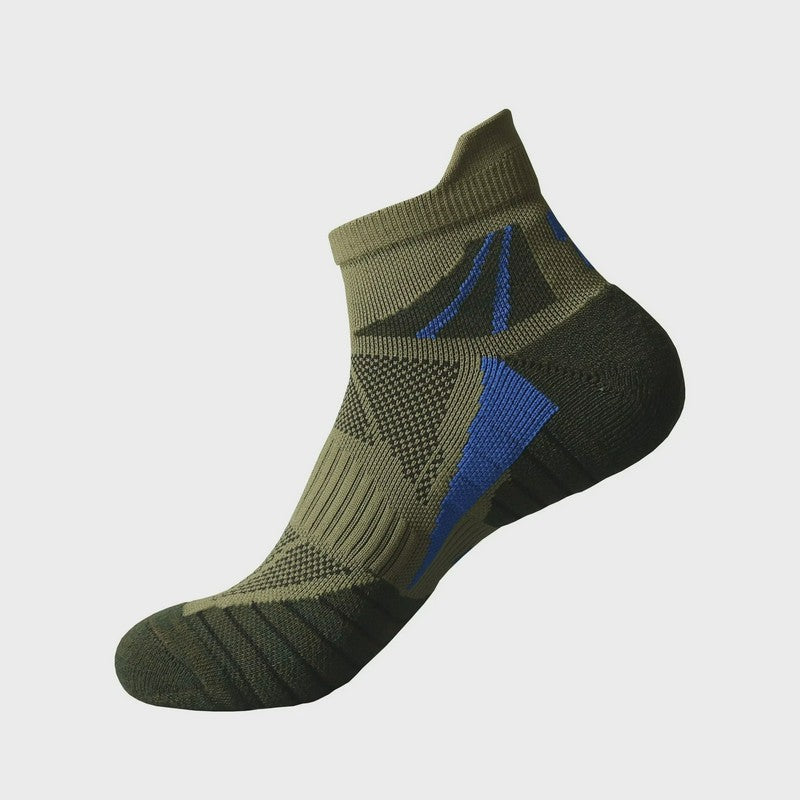 Chaussettes de compression Active Mesh Cushion pour chevilles (3 paires) - Vert armée - EU39-43(US6-9) - image 1