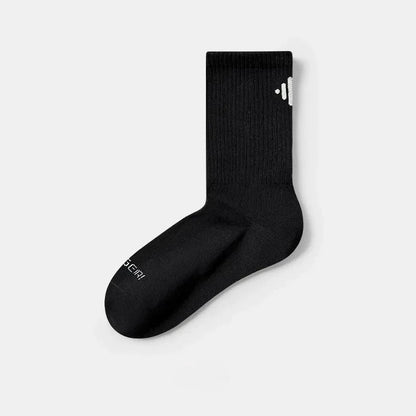 Chaussettes classiques côtelées en mélange de coton (4 paires) - Noir - EU39-44(US6-10) - image 3