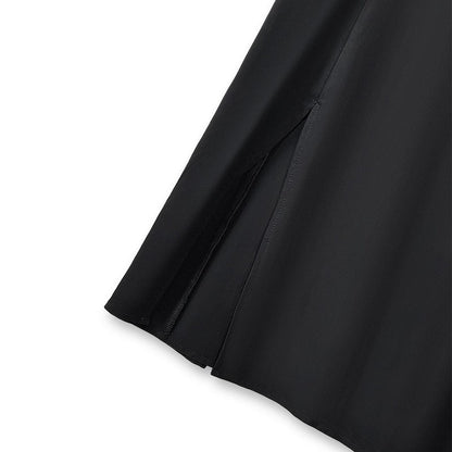 Ensemble pantalon deux pièces minimaliste à col carré et jambes larges - image 4