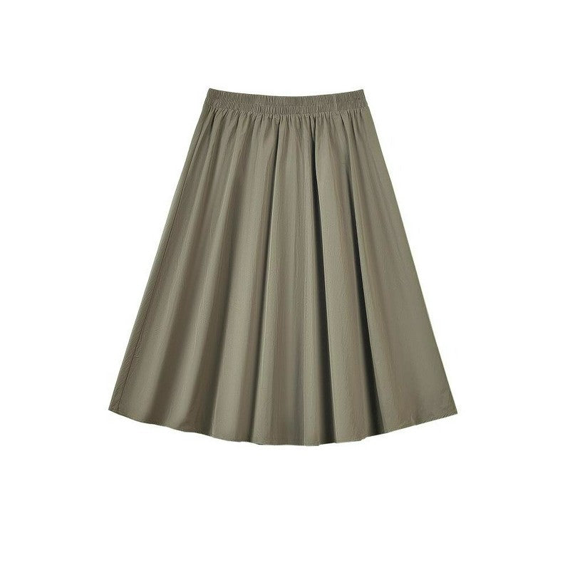 Ensemble trois pièces débardeur en dentelle et jupe midi - Jupe - 6XL - image 4