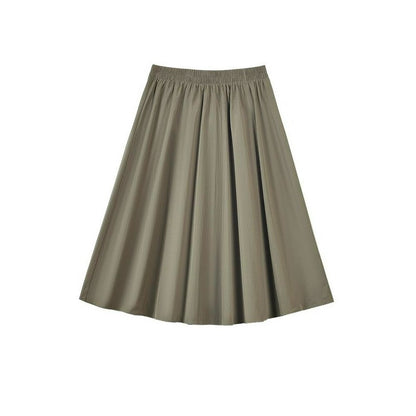 Ensemble trois pièces débardeur en dentelle et jupe midi - Jupe - 6XL - image 4