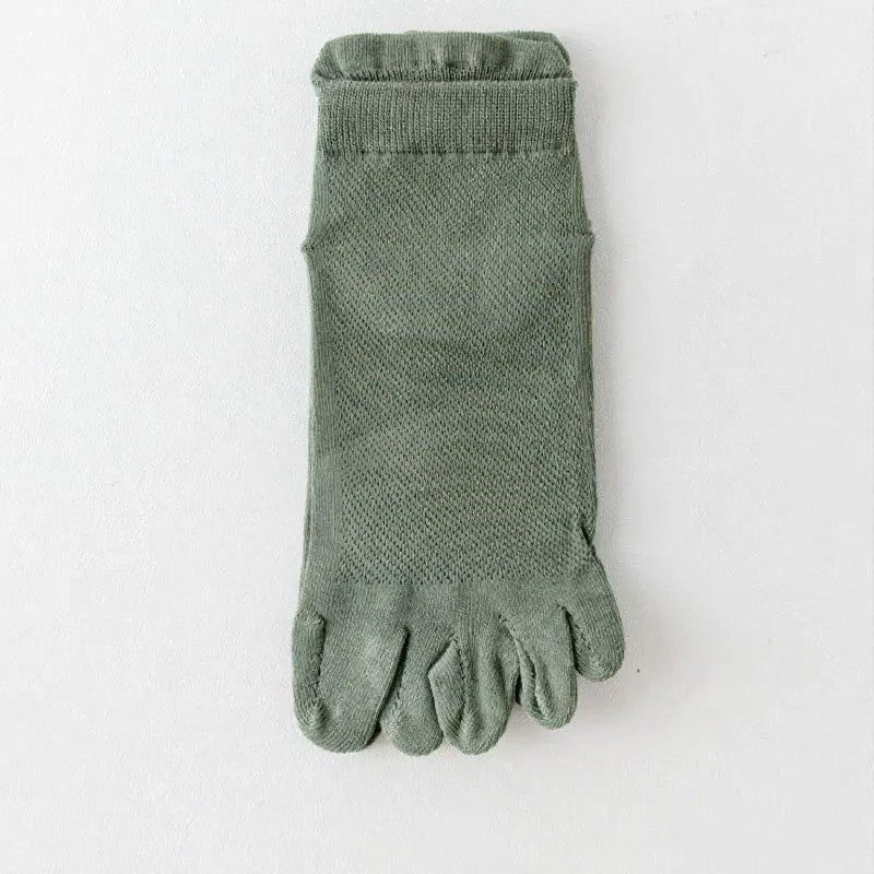 Chaussettes d'alignement respirantes (5 paires) - Vert - EU39-44(US6-10) - image 2