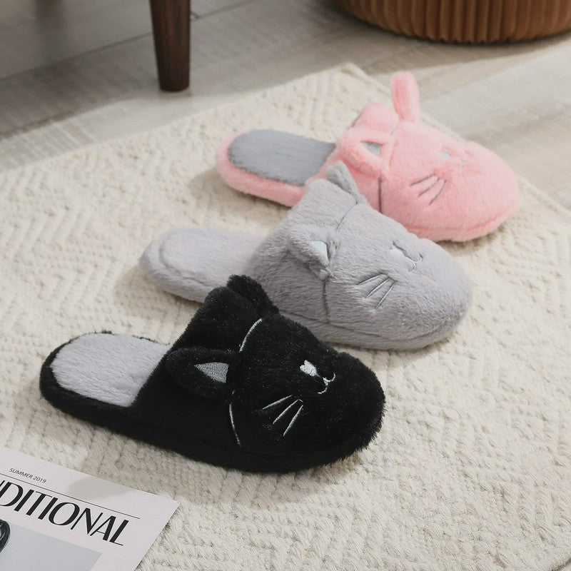 Pantoufles en peluche Cozy Cat - image 3