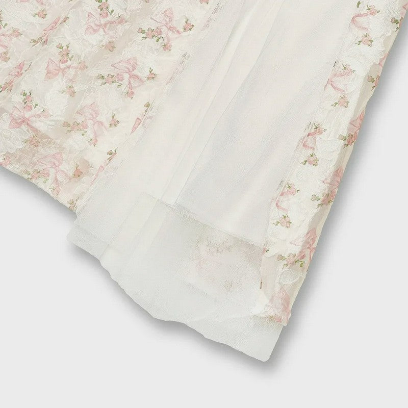 Robe midi romantique à fleurs de jardin - image 2