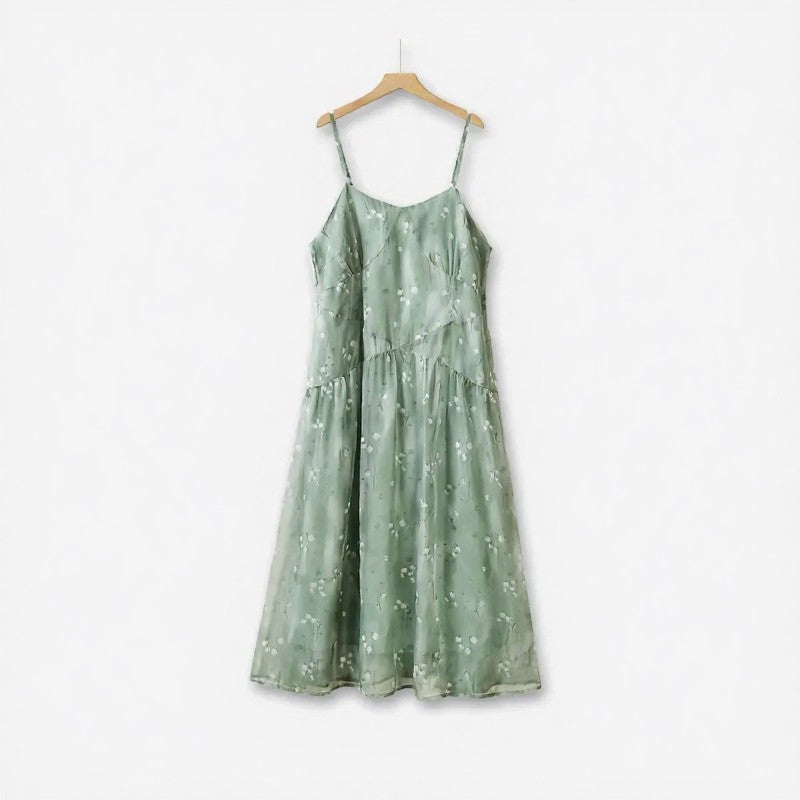 Ensemble jupe deux pièces à motif floral sauge - Robe - 6XL - image 12