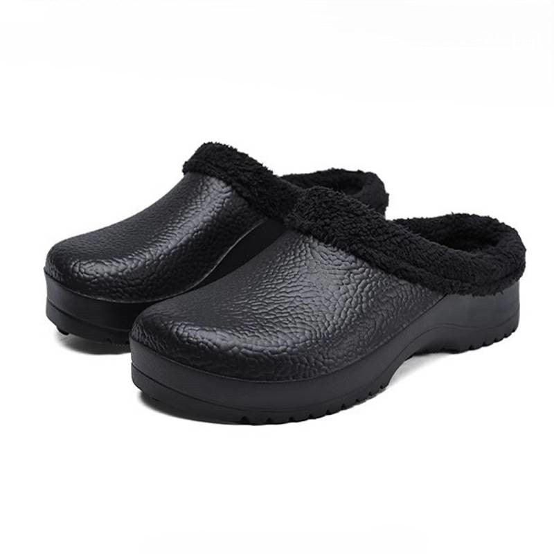Chaussures de travail confortables doublées en polaire - Noir - UE45 (US11) - image 3