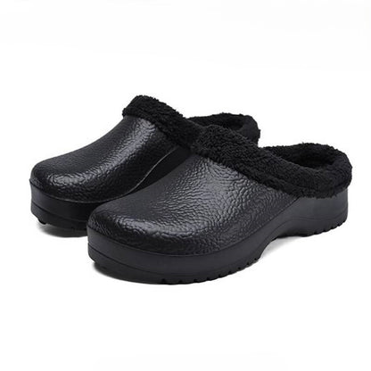 Chaussures de travail confortables doublées en polaire - Noir - UE45 (US11) - image 3