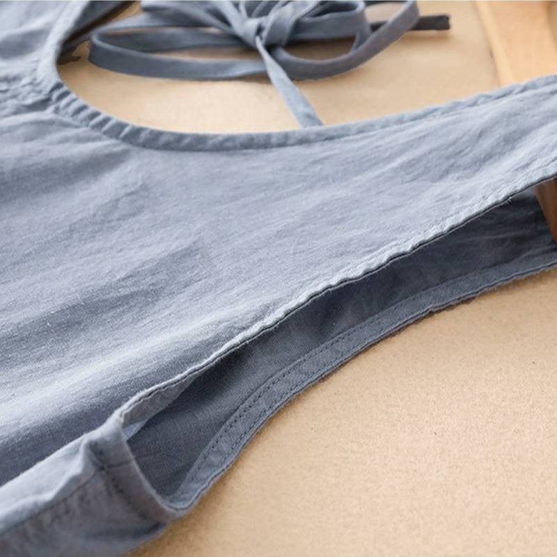 Robe maxi légère en coton à poches - image 8