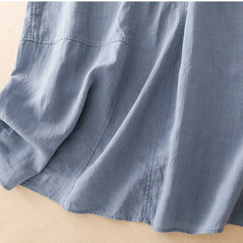 Robe maxi légère en coton à poches - image 6