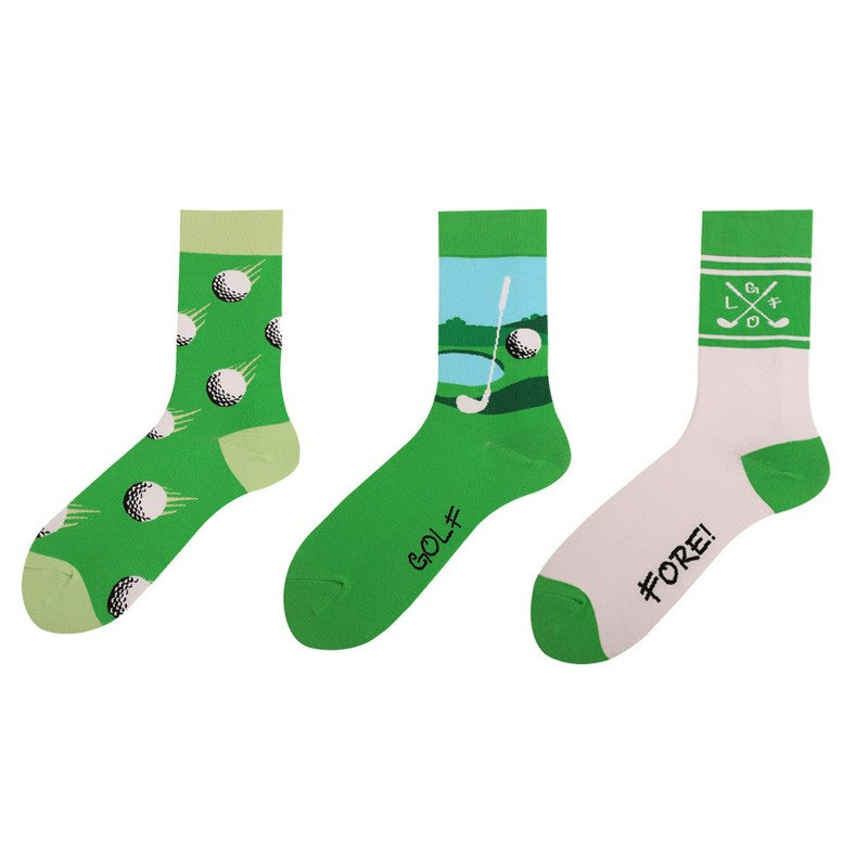Chaussettes courtes Golf Day (3 paires) - image 5