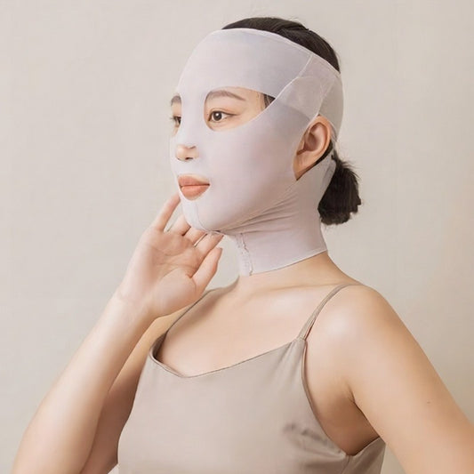 Bandage sculptant sans couture pour le visage - Gris clair - One Size - image 0
