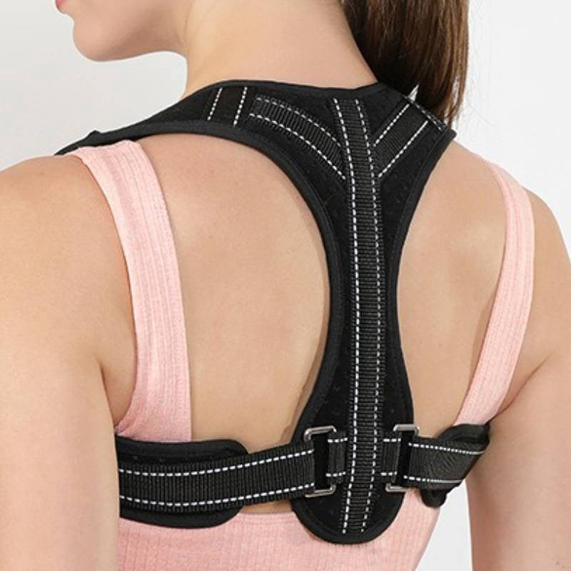 Ceinture de soutien lombaire réglable, correcteur de posture - Noir - 2XL - image 2