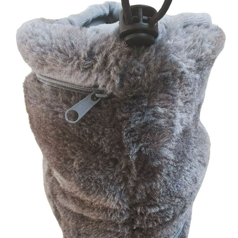 Chaussettes-chaussons chauffantes en tricot peluche douillet - image 9