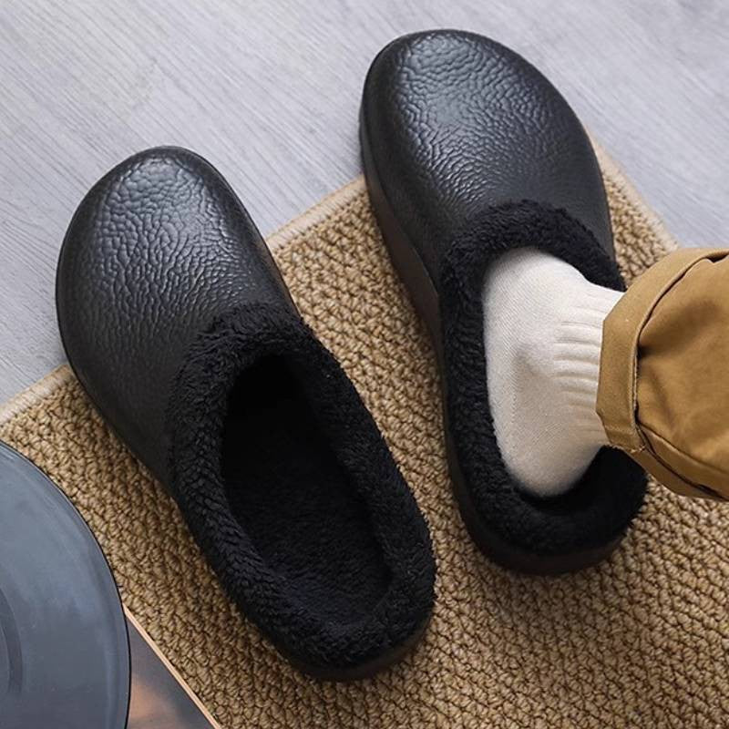 Chaussures de travail confortables doublées en polaire - image 1