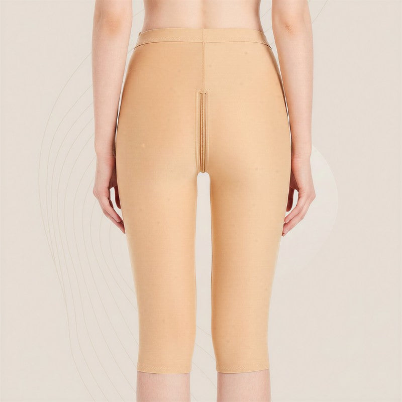 Pantalon Capri taille haute à double fermeture éclair gainant les cuisses - image 5