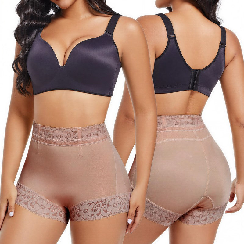 Culottes confortables en dentelle taille haute - image 2