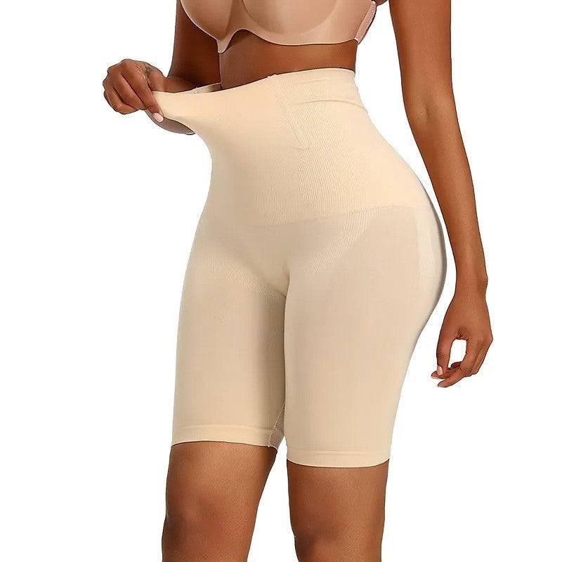 Short gainant sans coutures taille haute, gainant mi-cuisses - image 4