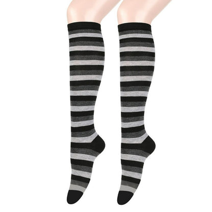 Chaussettes hautes à rayures douces (3 paires) - image 10