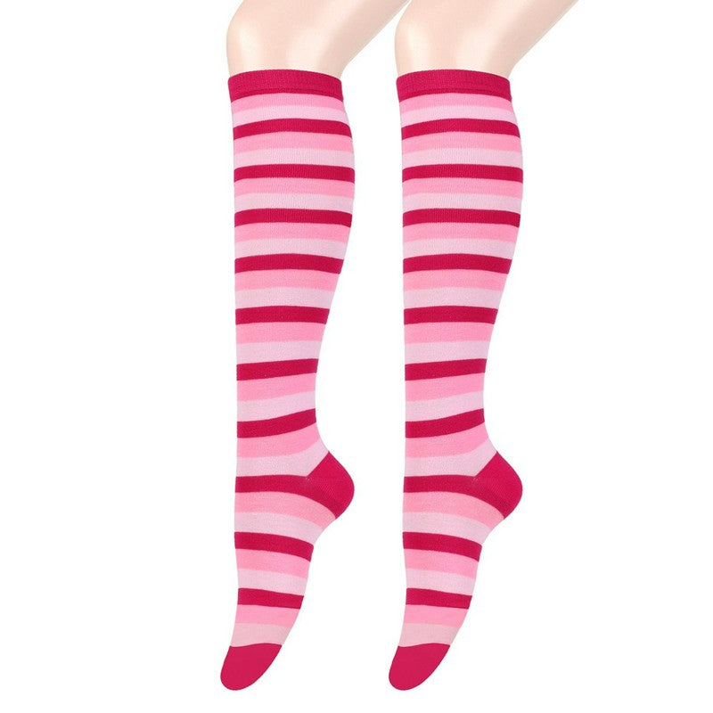 Chaussettes hautes à rayures douces (3 paires) - image 8