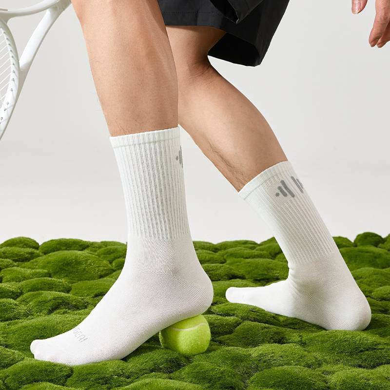 Chaussettes classiques côtelées en mélange de coton (4 paires) - image 1