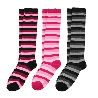 Chaussettes hautes à rayures douces (3 paires) - image 7