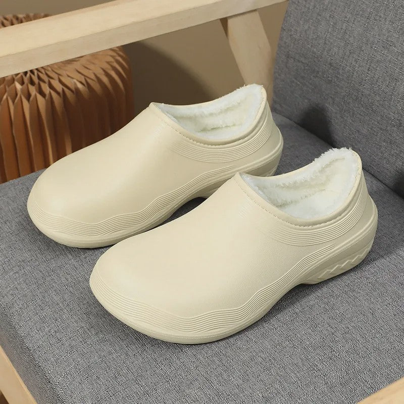 Chaussures de travail confortables en EVA doublées de polaire - image 2